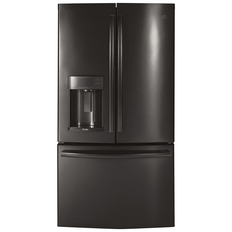 Ge black refrigerator with ice maker cheap