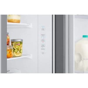 Samsung 36 in. 27.4 cu. ft. Side by Side Refrigerator with Ice & Water Dispenser - Stainless Steel, Stainless Steel, hires