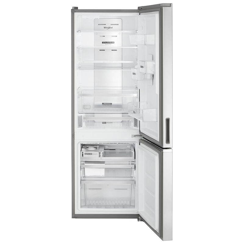 Whirlpool 24 in. 12.9 cu. ft. Counter Depth Garage Ready Bottom Freezer Refrigerator with Ice Maker - Black Stainless, Black Stainless, hires