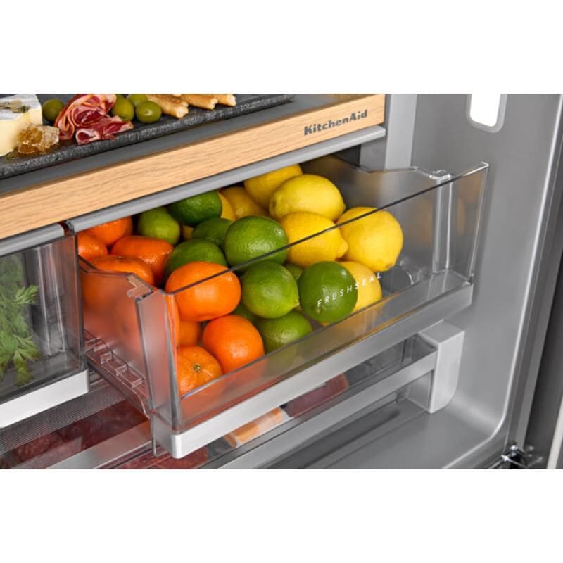 KitchenAid 36 in. 30.5 cu. ft. French Door Refrigerator with Ice & Water Dispenser - Stainless Steel with PrintShield Finish, Stainless Steel with PrintShield Finish, hires