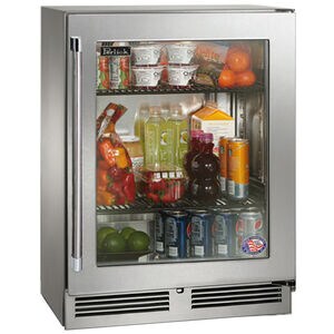 Perlick 24 in. 3.1 cu. ft. Built-In Undercounter Refrigerator - Stainless Steel, , hires