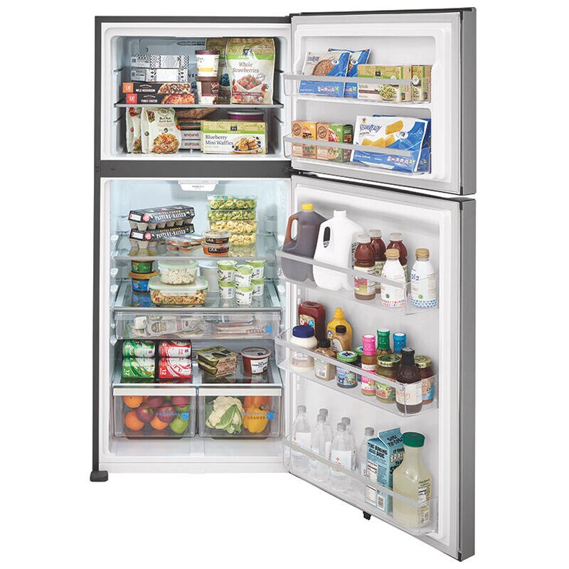 Frigidaire Gallery 30 in. 20 cu. ft. Garage Ready Top Freezer Refrigerator - Stainless Steel, Stainless Steel, hires