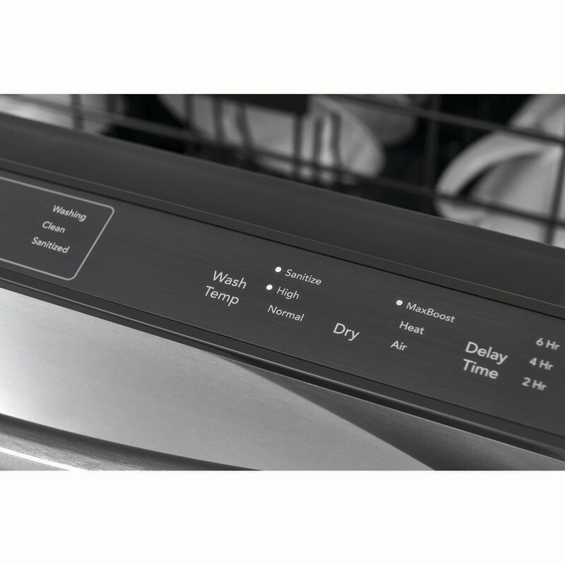 Frigidaire Gallery 24 in. Top Control Dishwasher with 52 dBa Sound Level - Stainless Steel, , hires