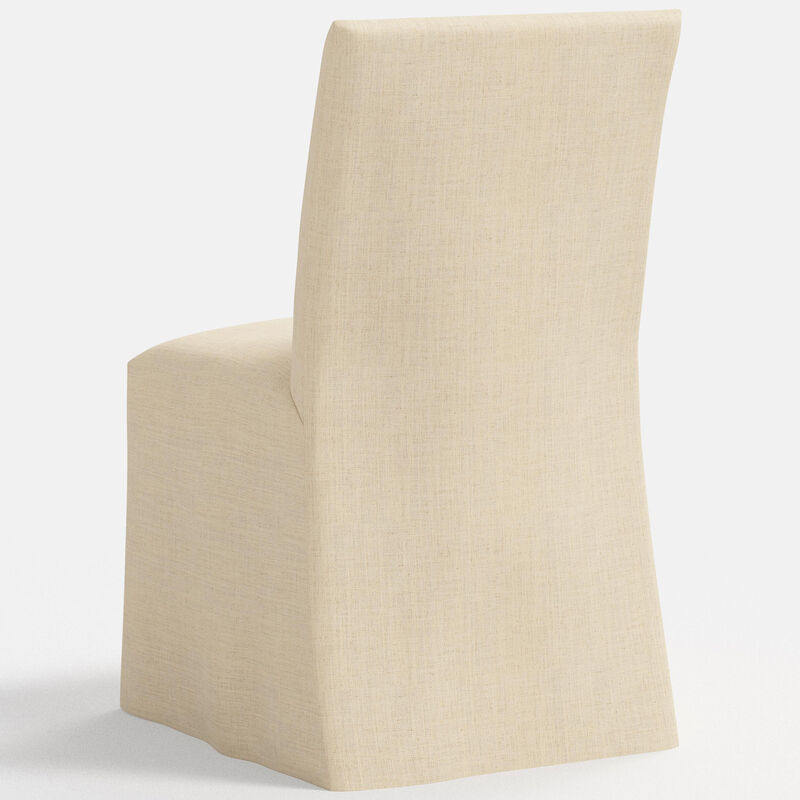 Skyline Furniture Linen Fabric Slipcover Dining Chair - Linen, , hires