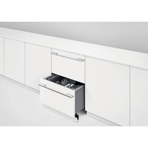 Fisher & Paykel Series 9 Integrated 24 in. Top Control Double Drawer Dishwasher with 43 dBA, 14 Place Settings & 15 Wash Cycles - Custom Panel Ready, , hires