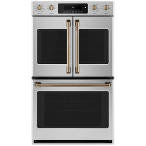 Cafe French Door Wall Oven Handle Kit - Brushed Bronze, , hires