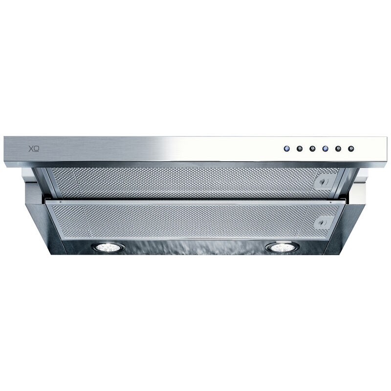 XO 30 in. Convertible Slide-Out Style Range Hood with 600 CFM, 3 Fan Speeds & 2 LED Lights - Stainless Steel, , hires
