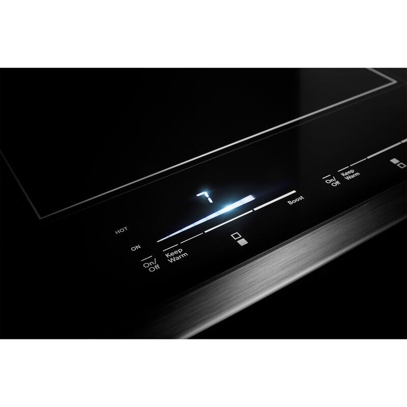 JennAir Lustre Stainless 24 in. 4-Burner Induction Cooktop with Simmer Burner & Power Burner - Stainless Steel, , hires