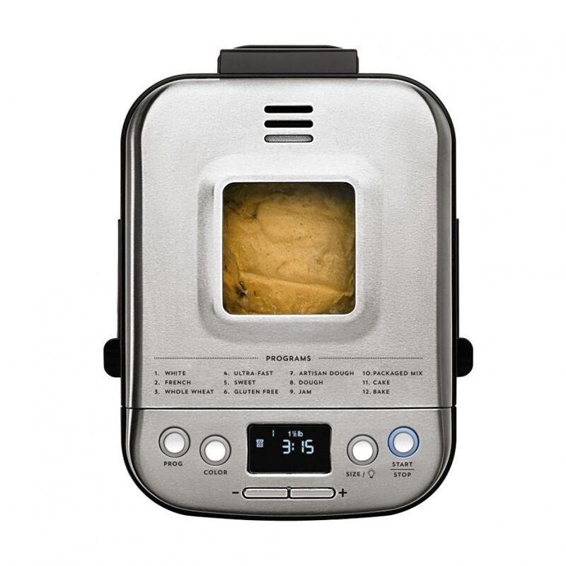 Cuisinart Compact Automatic Bread Maker - Stainless Steel, , hires