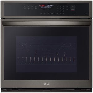 LG 30 in. 4.7 cu. ft. Smart Electric Single Wall Oven with Standard Convection - PrintProof Black Stainless Steel, , hires