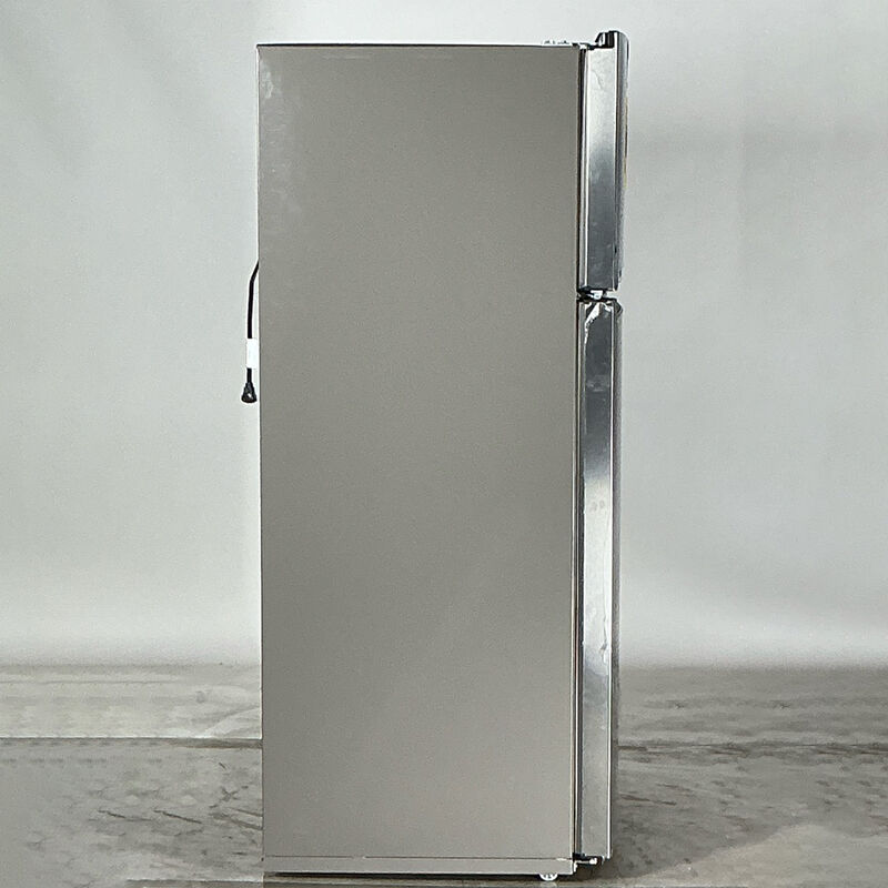 Whirlpool 28 in. 17.6 cu. ft. Garage Ready Top Freezer Refrigerator - Fingerprint Resistant Stainless (Open Box Fair Condition), , hires