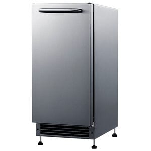 Summit 15 in. Built-In Undercounter Ice Maker with 22 lb. Ice Storage - Stainless Steel, , hires
