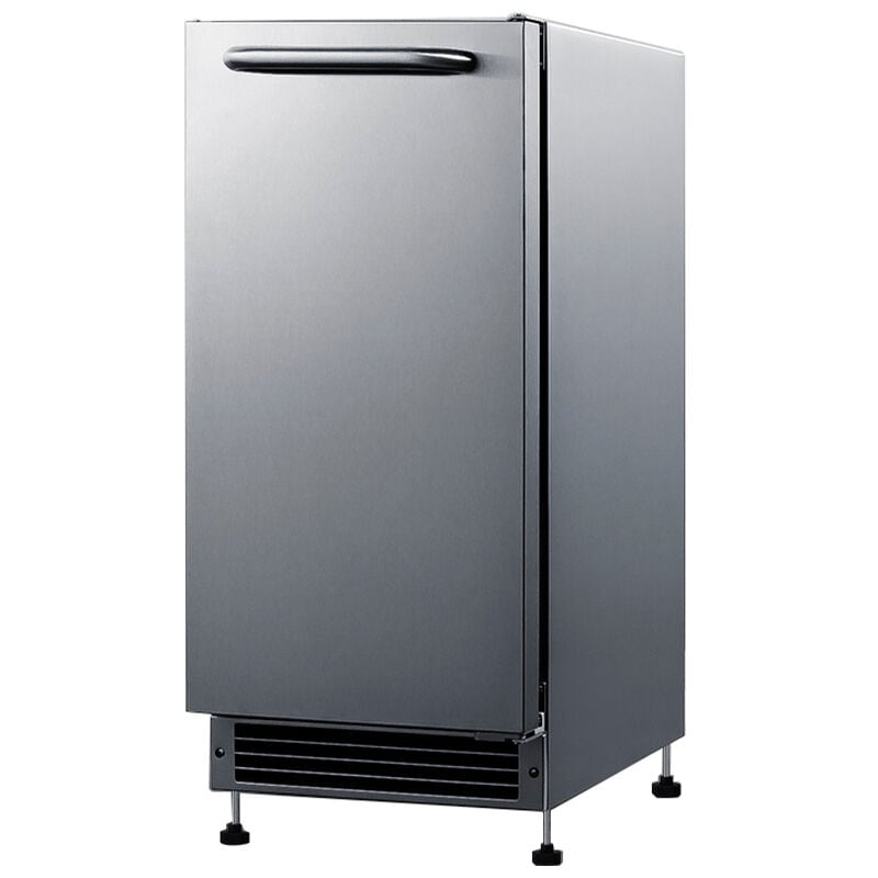 Summit 15 in. Built-In Undercounter Ice Maker with 22 lb. Ice Storage - Stainless Steel, , hires