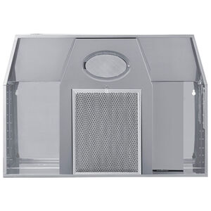 Summit 24 in. Convertible Standard Style Range Hood with 220 CFM, 2 Fan Speeds & 1 Incandescent Light - Stainless Steel, , hires