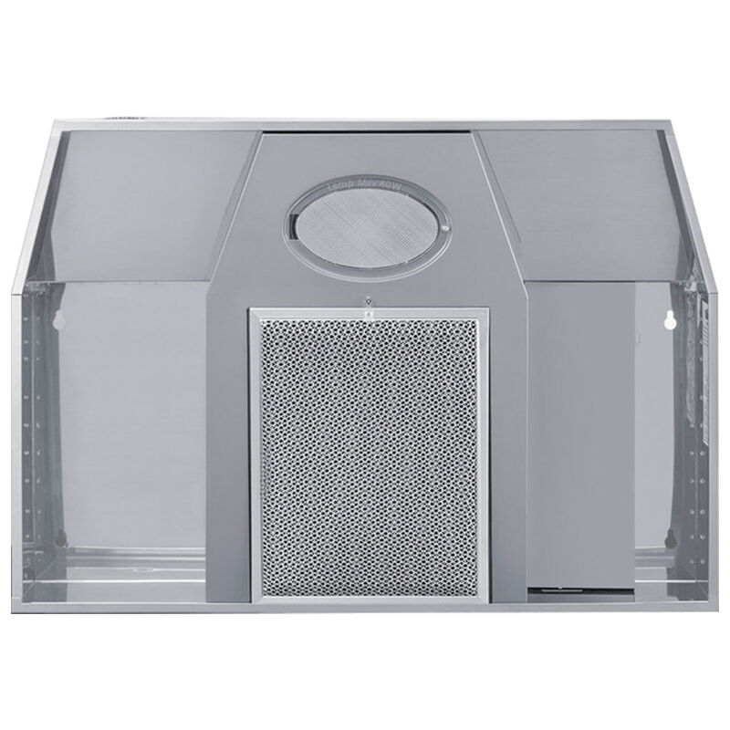 Summit 24 in. Convertible Standard Style Range Hood with 220 CFM, 2 Fan Speeds & 1 Incandescent Light - Stainless Steel, , hires