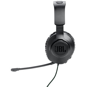 JBL Quantum 100X Wired Over-Ear Gaming Headset with Detachable Boom Mic - Black, , hires