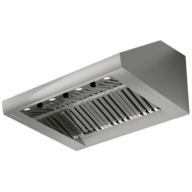 XO 48 in. Canopy Pro Style Range Hood with 4 Speed Settings, 1200 CFM & 4 LED Lights - Stainless Steel, , hires