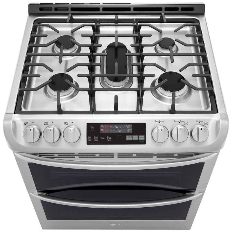 LG 30" SlideIn Gas Range with 5 Sealed Burners, Griddle & 6.9 Cu. Ft