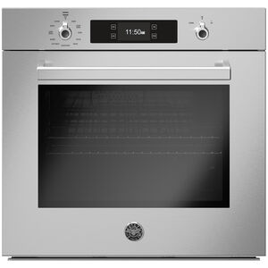 Bertazzoni Professional Series 30" 4.1 Cu. Ft. Electric Wall Oven with Dual Convection & Self Clean - Stainless Steel, , hires