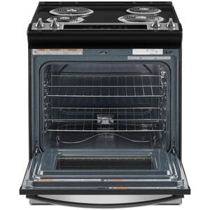 Whirlpool 30 in. 4.8 cu. ft. Electric Range with Coil Burners - Stainless Steel, Stainless Steel, hires