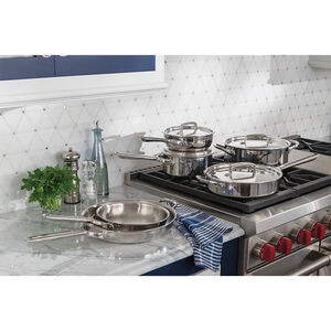 Wolf Gourmet 10 Piece Cookware Set - Stainless Steel, , hires