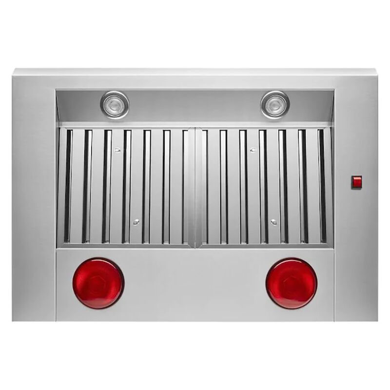 KitchenAid 36 in. Ducted Canopy Pro Style Style Range Hood with 4 Fan Speeds & 2 LED Lights - Stainless Steel, , hires