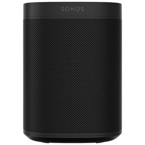 Sonos One Wi-Fi Music Streaming Speaker System with Amazon Alexa Voice Control & Google Assistant (Gen 2) - Black, Black, hires
