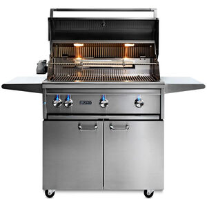 Lynx Professional 36 in. 3-Burner Liquid Propane Gas Grill with Rotisserie & Smoker Box - Stainless Steel, , hires