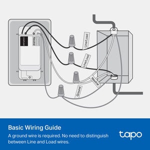 TP-Link - Tapo Smart Wi-Fi Light Switch with Matter - White, , hires