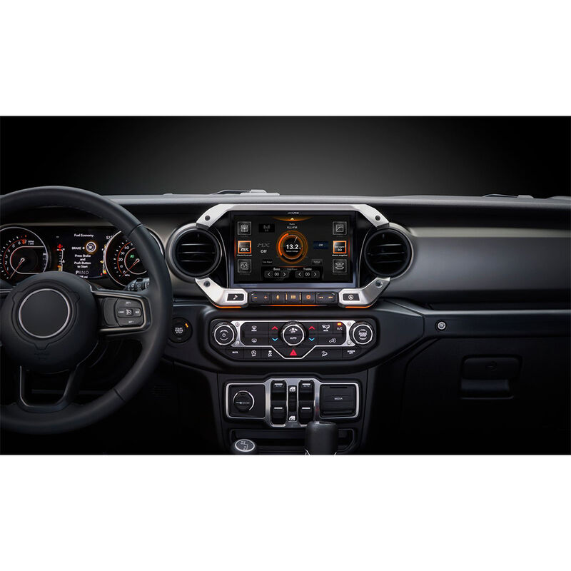 Alpine 9" Weather-Resistant Digital Media Receiver with Hi-Res Audio Playback for 2018-Up Jeep Wrangler JL and Gladiator, , hires