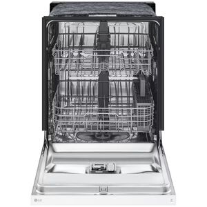 LG 24 in. Built-In Dishwasher with Front Control, 52 dBA Sound Level, 15 Place Settings & 5 Wash Cycles - White, , hires