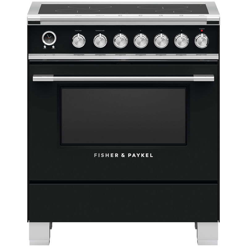 Fisher & Paykel 30" Freestanding Electric Range with 4 Smoothtop