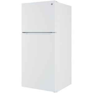 GE 30 in. 21.0 cu. ft. Garage-Ready Top Freezer Refrigerator - White, White, hires