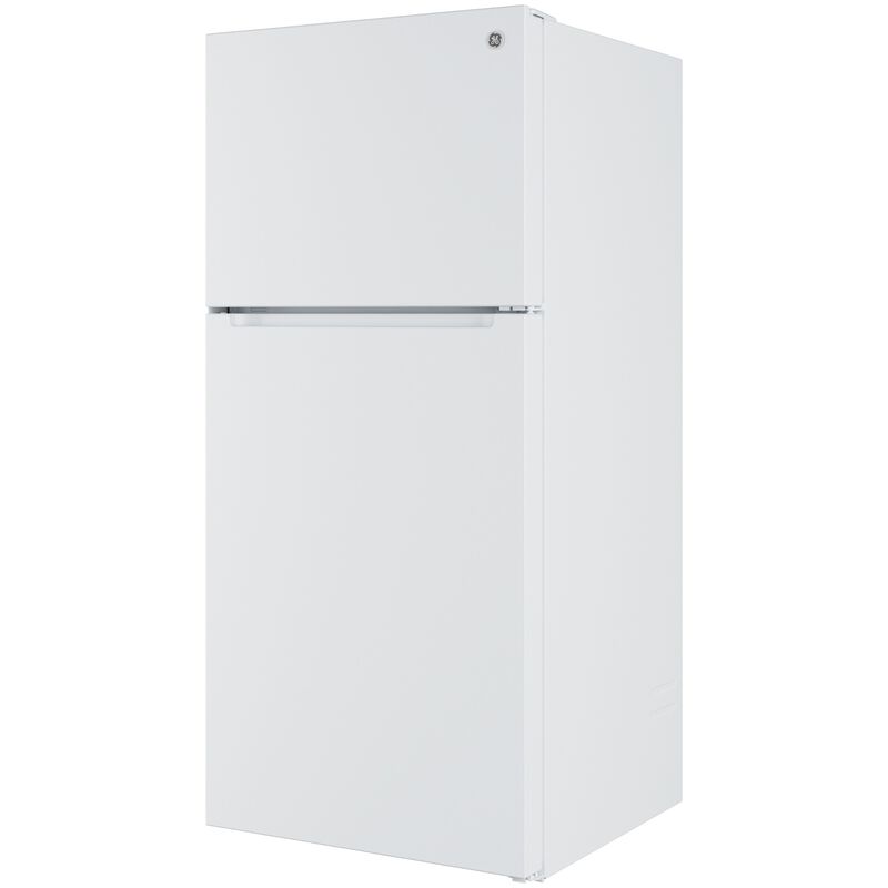 GE 30 in. 21.0 cu. ft. Garage-Ready Top Freezer Refrigerator - White, White, hires