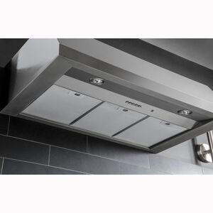 Cafe 36 in. Smart Convertible Canopy Pro Style Range Hood with 610 CFM, 4 Fan Speeds & 2 LED Lights - Stainless Steel, , hires