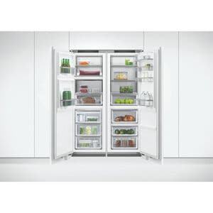 Fisher & Paykel Series 9 24 in. 10.7 cu. ft. Built-In Frost Free Smart Upright Freezer with Ice-Maker & Adjustable Shelves - Custom Panel Ready, , hires
