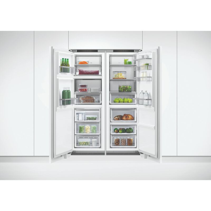 Fisher & Paykel Series 9 24 in. 10.7 cu. ft. Built-In Frost Free Smart Upright Freezer with Ice-Maker & Adjustable Shelves - Custom Panel Ready, , hires