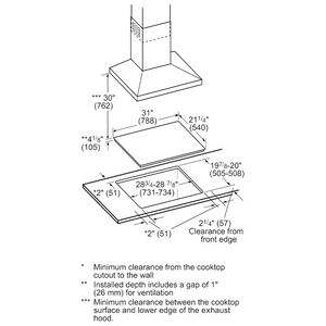 Bosch 500 Series 30 in. 4-Burner Induction Cooktop with Simmer Burner & Power Burner - Black, , hires