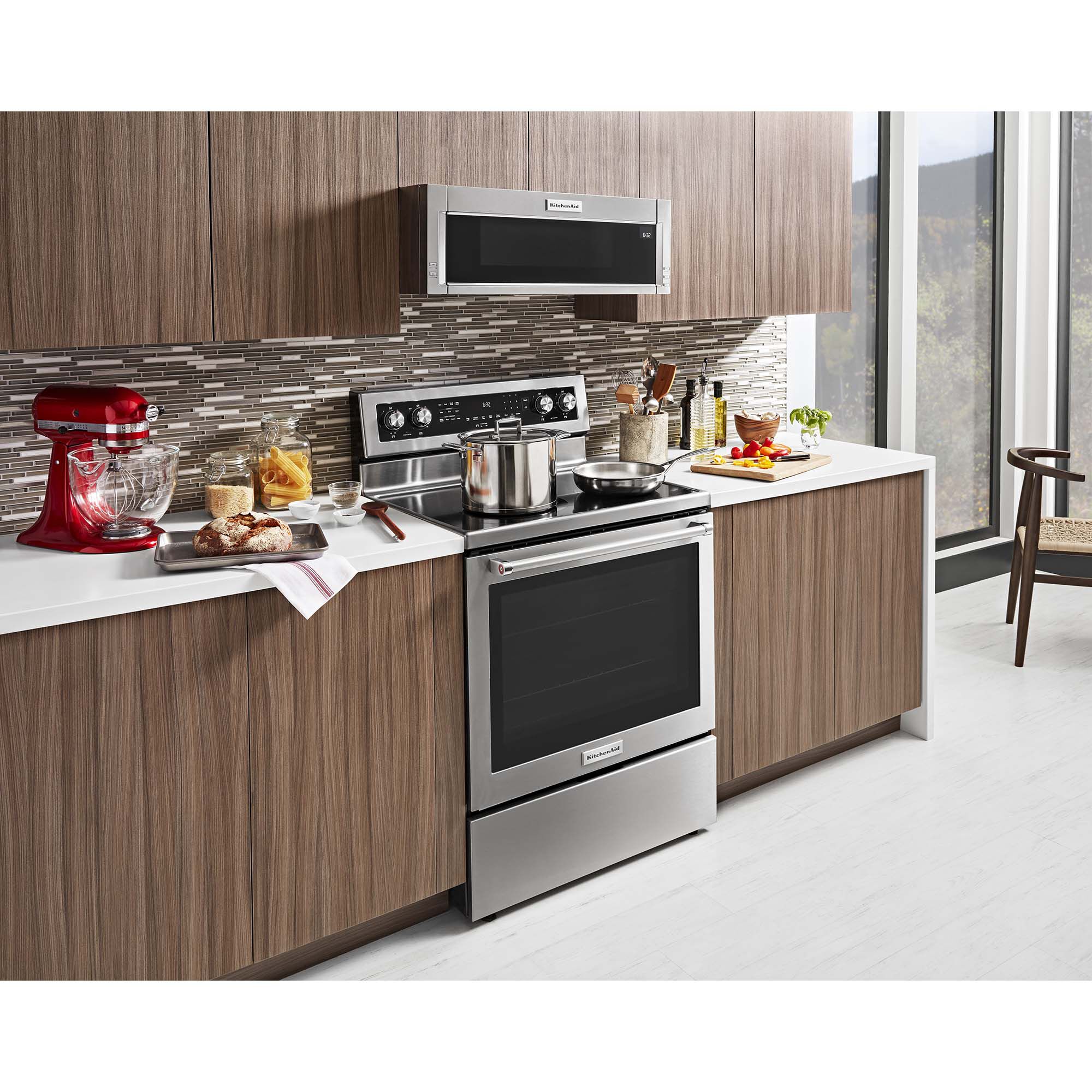 smooth top electric convection range