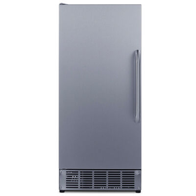 Summit 15 in. Built-In Undercounter Commercial-Use Ice Maker with 25 lb. Ice Storage, Auto-Defrost & Digital Control - Stainless Steel | BIM44GCSS