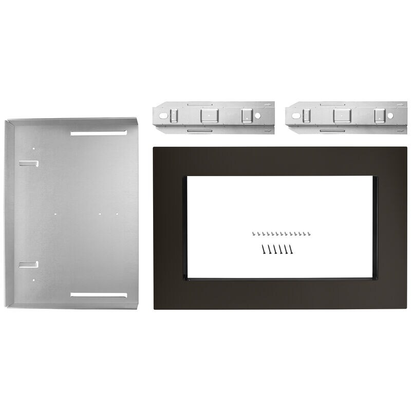 Whirlpool 27 in. Trim Kit for Countertop Microwaves Stainless Steel