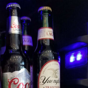 XO 24 in. Built-In/Freestanding 5.7 cu. ft. Compact Beverage Center with Adjustable Shelves & Digital Control - Custom Panel Ready, , hires