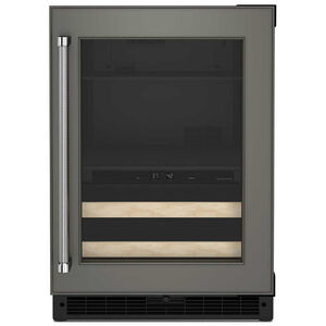 KitchenAid 24 in. 4.8 cu. ft. Built-In Beverage Center with Digital Control - Custom Panel Ready, Custom Panel Required, hires
