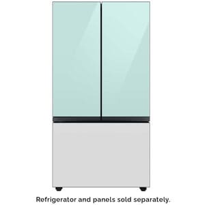 Samsung BESPOKE 3-Door French Door Bottom Panel for Refrigerators - White Glass, , hires