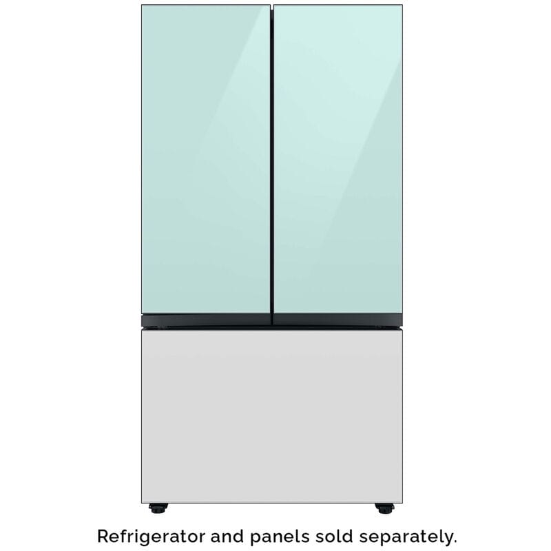 Samsung BESPOKE 3-Door French Door Bottom Panel for Refrigerators - White Glass, , hires