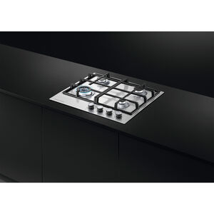 Fisher & Paykel Series 7 24 in. 4-Burner Natural Gas Cooktop with Simmer Burner & Power Burner - Stainless Steel, , hires