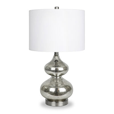 Hudson & Canal Katrin Table Lamp- Mercury Glass | TL0040