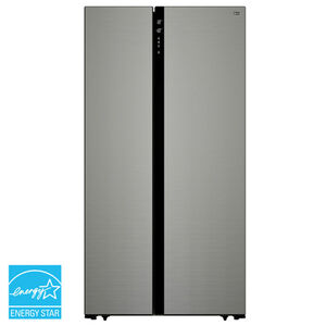 Avanti 33 in. 15.6 cu. ft. Counter Depth Side by Side Refrigerator - Stainless Steel, , hires