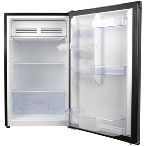 Avanti 20 in. 4.4 cu. ft. Mini Fridge with Freezer Compartment - Black, Black, hires