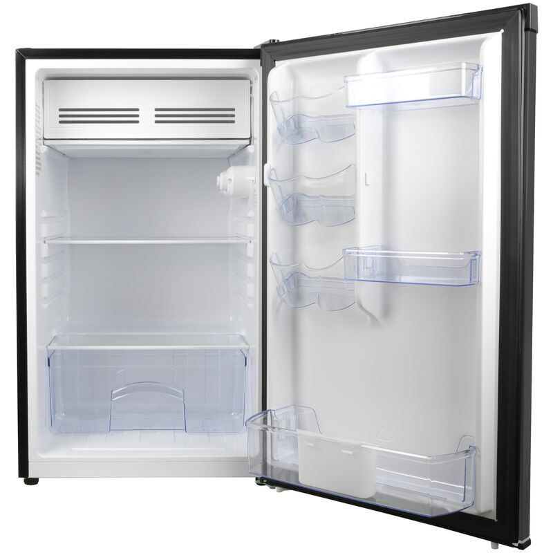 Avanti 20 in. 4.4 cu. ft. Mini Fridge with Freezer Compartment - Black, Black, hires